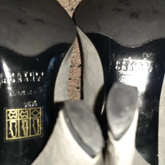 FRATELLI ROSSETTI-Gray Soft Suede Booties-Brogue Accent-Lace Drawstring-Sz 6-NM - Picture 9 of 9